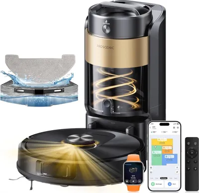 Obrázek produktu pro Proscenic Q20Plus – robotický vysavač a mop s dokovací stanicí, 10 000 Pa, 200 min, 4 l