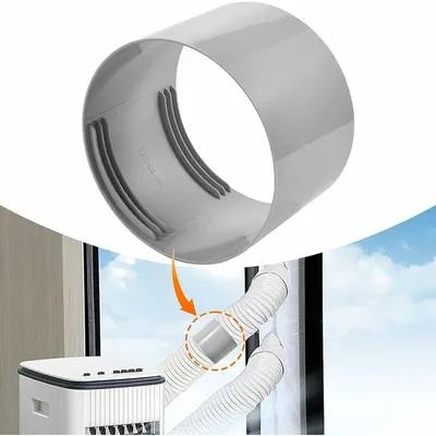 Produktbild von Schlauchadapter fš¹r tragbare Klimager?te, 13 cm tragbarer Abluftschlauch