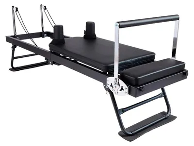 Zdjęcie produktu dla Maszyna do ćwiczeń Nordcore Pilates Reformer, w zestawie z skrzynką do pilatesu