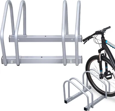Produktbild von Stojan na bicykle Yakimz pre 2 bicykle 41x32x26cm pozinkovaný a vhodný na montáž na stenu