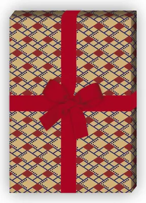 Produktbild von Grafisches Geschenkpapier für liebevolle Geschenke mit geometrischem Mosaik - G8263, 32 x 48cm
