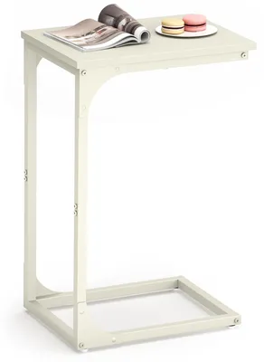 Produktbild von VASAGLE Beistelltisch, Sofatisch, C Form, mit Metallgestell