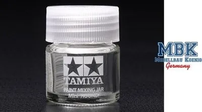 Produktbild von Tamiya 81044 - Zubehör - Farb Mischglas Rund Für 10Ml - Neu