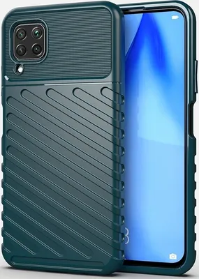Produktbild von Mobigear Groove  Huawei P40 Lite Hülle Flexibles TPU Backcover - Grün