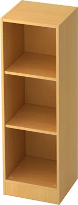 Produktbild von bümö office Aktenregal - 3 Ordnerhöhen - Nachbildung: Buche