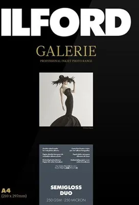 Produktbild von Ilford Galerie Semigloss Duo 250g A3+ 25 Blatt Fotopapier