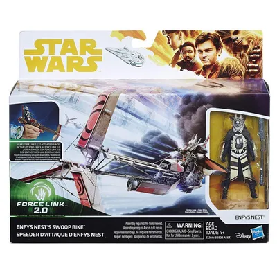 Produktbild von Hasbro E1260 Star Wars Han Solo Enfys Nest Swoop Bike Speeder mit Figur Neu