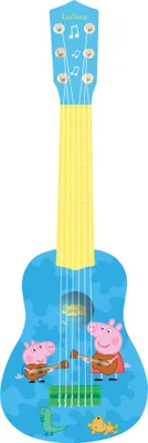 Obrázok produktu pre Lexibook My First Guitar 21" Peppa Pig, Hračkársky hudobný nástroj, Gitara, 3 rok / roky, Modrá, Žltá