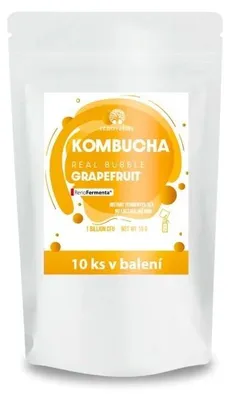 Produktbild von Kombucha Real Bubble Zitrone/Ingwer 10 Stück