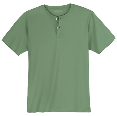 Produktbild von Redfield Übergrößen Henley T-Shirt salbeigrün Bruce