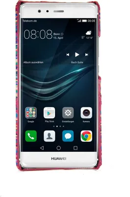 Produktbild von Handyhülle aus Stoff-Case für Huawei P9 Lite Cover Etuis Bumper Schale Violett