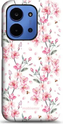Produktbild von Handyhülle für Xiaomi Redmi 15C 4G, Mobiwear Elite Pro, Japanischer Blumenstrauß