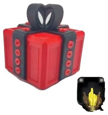 Produktbild von Mittelfinger Geschenkbox, kreative Schreibtischdekoration, originelles Weihnachtsgeschenk, Geschenk- und Geschenkset A
