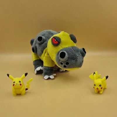 Obrázok produktu pre Plyšová hračka Pokemon Hippoterus – 16 cm plyšová hračka Hippowdon