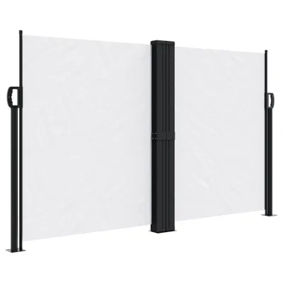 Obrázok produktu pre vidaXL Bočná výsuvná markíza biela 140x1200 cm