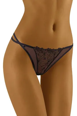 Image de Wol-Bar Maracca culotte string noire L
