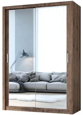 Produktbild von Schiebeschrank mit Spiegel VISTA 150 monastery eiche