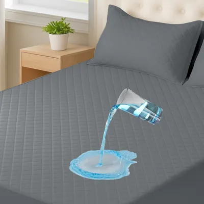 Imagen del producto de Protectores impermeables para colchones - Antialérgicos y antiácaros - 90x200 cm - Gris