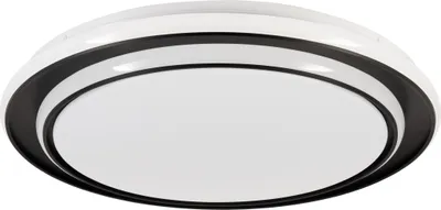 Obrázek produktu pro EGLO LED stropní svítidlo Moschetta, kulaté stropní lampa s dálkovým ovládáním, vhodné do chodby, ložnice, s možností nastavení barvy světla od teplé bílé po studenou bílou, průměr 49 cm