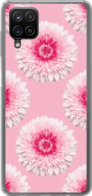 Produktbild von MuchoWow® Handyhülle Schutzhülle Hülle für Telefoonhoesje Samsung Galaxy A12 Mädchen - Blume - Rosa - Muster - Mädchen - Kinder - Kinder Silikon Softcase Handy Hülle - Bild