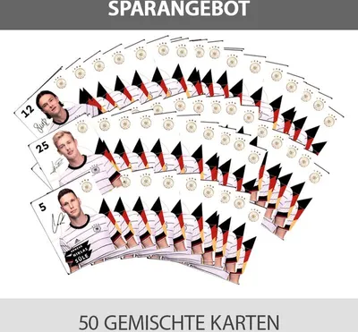 Produktbild von EM 2020 REWE Sammelkarten - 50 gemischte Karten