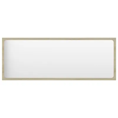 Produktbild von Badspiegel Sonoma-Eiche 100x1,5x37 cm Holzwerkstoff