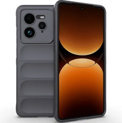 Immagine prodotto di Custodia per Realme GT7 Pro 5G Custodia protettiva in silicone TPU morbido antiurto Grigio scuro