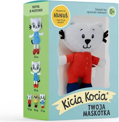 Obrázok produktu pre Maskotka Kicia Kocia Nunuś pluszowa dla dzieci