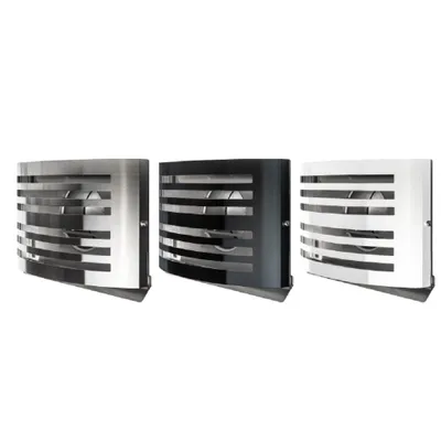 Produktbild von Premium Abluftgitter Alfa Küchenabluftgitter isoliert Überdruckgitter Rückstauklappe 125mm Edelstahl gebürstet