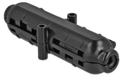 Produktbild von DeLOCK Kabelverbinder Schutzbox IP54, Schwarz, Kunststoff, 3,2 cm, 50 mm