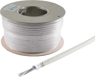 Produktbild von Patchkabel cat 5e F/UTP Halogenfrei 100m