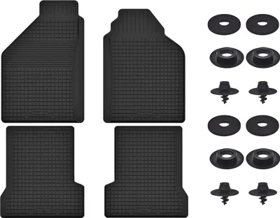 Produktbild von Gummimatten Mit Stoppern Für: Saab 9-3 I (1998-2002) Schwarz Set