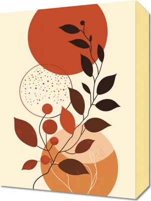 Produktbild von Bilder für das Wohnzimmer Boho modern 30x40cm Farbton Palette