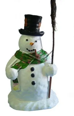 Image de Figurine de bonhomme de neige Design Jardin Statue Sculpture Figurines Déco Nouveau