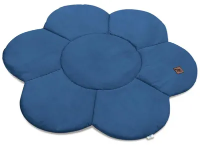Produktbild von PEPI Kinderspielmatte BLUME aus Samt, 100 × 100 cm, gepolstert