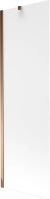 Immagine prodotto di Mexen Next paratia da bagno 1-anta 60 x 150 cm, brina, oro rosa - 895-060-000-00-30-60