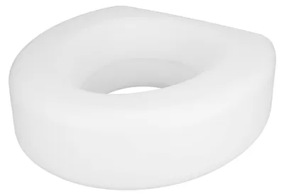 Produktbild von Toilettensitzerhöhung 10 cm - Einfache Erhöhte Toilettensitz - Antirutsch - Weiß