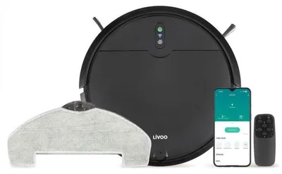 Productafbeelding van Verbonden stofzuig- en dweilrobot Livoo DOH145