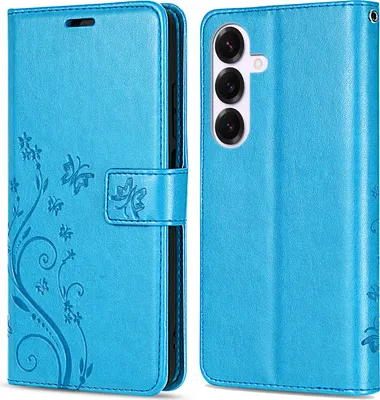 Produktbild von Hülle für Samsung Galaxy S25+ Handyhülle Handy Tasche Wallet Case Flip Cover in Blau
