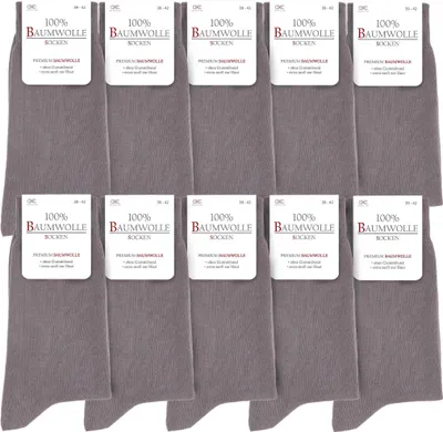 Produktbild von Occulto Herren 100% Baumwollsocken 10-20er Pack (Modell: Ingo)