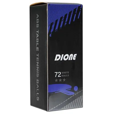 Produktbild von Dione - 72x Bälle für Tischtennisplatte - 3* Qualität - Bälle für Tischtennis Ping Pong - inklusive Box