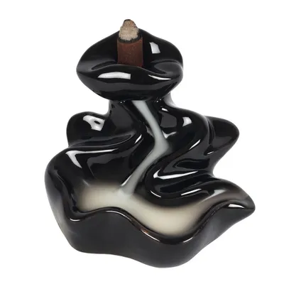 Produktbild von Backflow Kegelhalter "Fluss", Keramik, 10x12x9cm