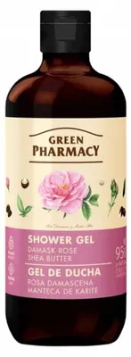 Zdjęcie produktu dla Green Pharmacy Żel pod prysznic Róża Damasceńska 500 ml