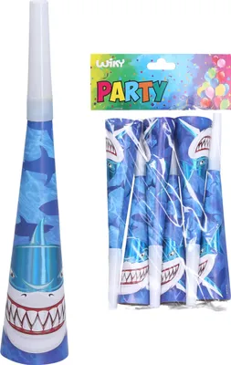 Immagine prodotto di Trombette da festa ŽRALOK 20 cm, 6 pz