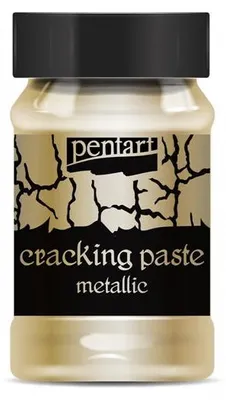 Immagine prodotto di Pasta craquelé metallizzata Pentart 100 ml - Silver
