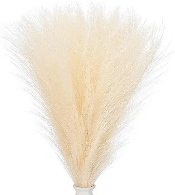 Produktbild von Famanu Kunstpflanze Pampasgras Dekoration Set 50 Stück, klein und flauschig für Boho Vasen- und Tischdekoration