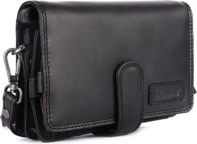 Produktbild von Benthill Reisebrieftasche Echt Leder - Hochwertige Dokumententasche mit RFID Schutz | Damen & Herren Handgelenktasche | Organizer - Brieftasche - Travel Wallet inkl. Geschenkbox