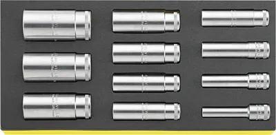 Produktbild von STAHLWILLE 96838776, Steckschlüssel-Satz, 11 Kopf/Köpfe, 350 mm, 175 mm, 2,35 kg