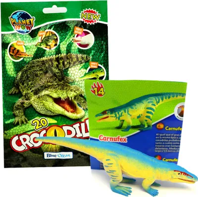 Produktbild von Blue Ocean Crocodiles Sammelfiguren 2025 - Planet Wow - Figur 14. Carnufex