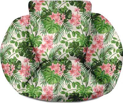Produktbild von Hängesessel Kissen, Polster Bodenkissen für Schwenksessel, Auflage für Baumwoll Hängeschaukel, Hängekorb, Hängestuhl, Rückenkissen in der farbe Palm hell [114]